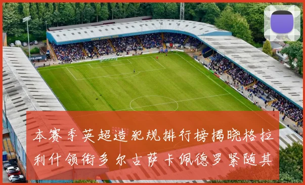 本赛季英超造犯规排行榜揭晓格拉利什领衔多尔古萨卡佩德罗紧随其后